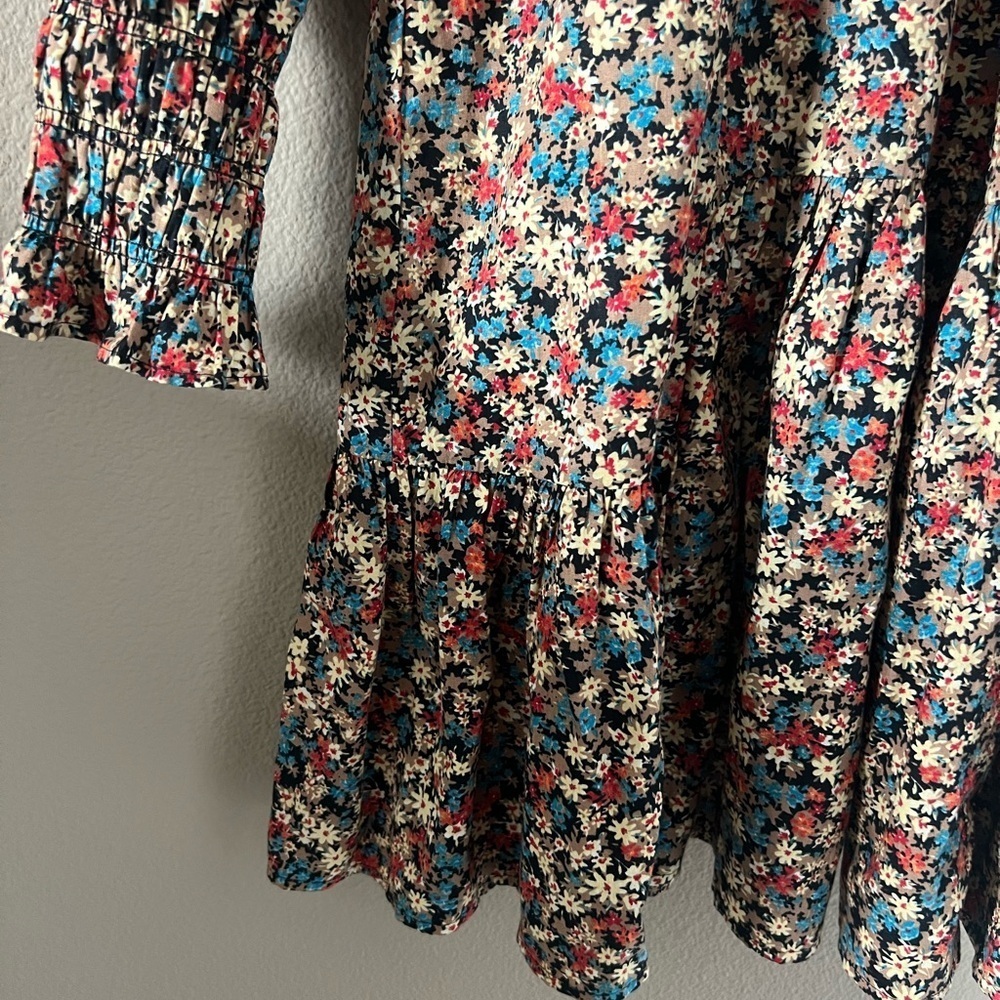 Mango Floral Embroidered Ruffle Dress - Picture 7 of 13